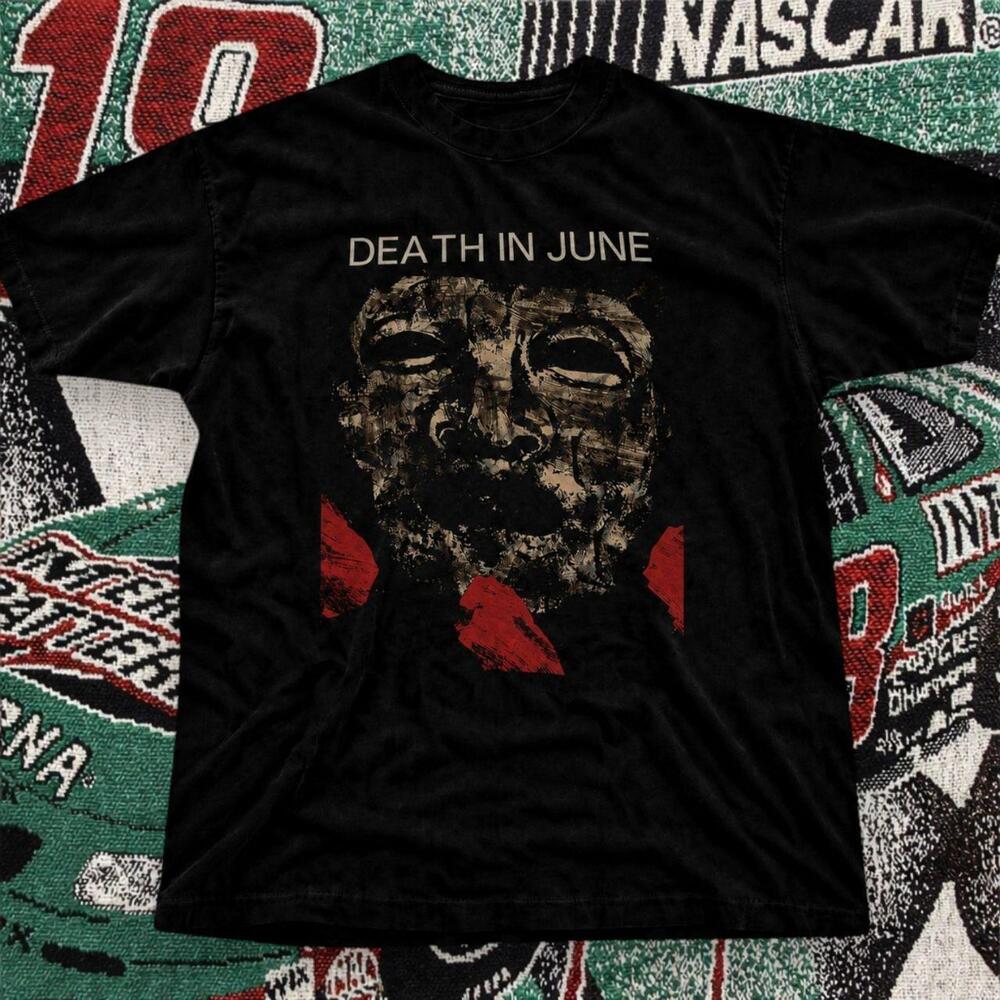 Death In June Mask Graphic Tee Black Unisex